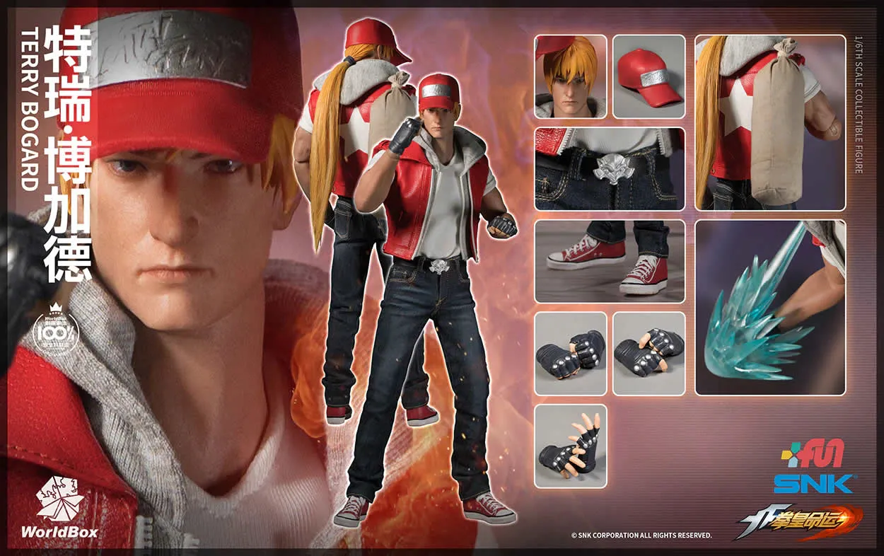 1:6 SNK : King Of Fighters KOF - Terry Bogard Collectable Video Game Figure Worldbox