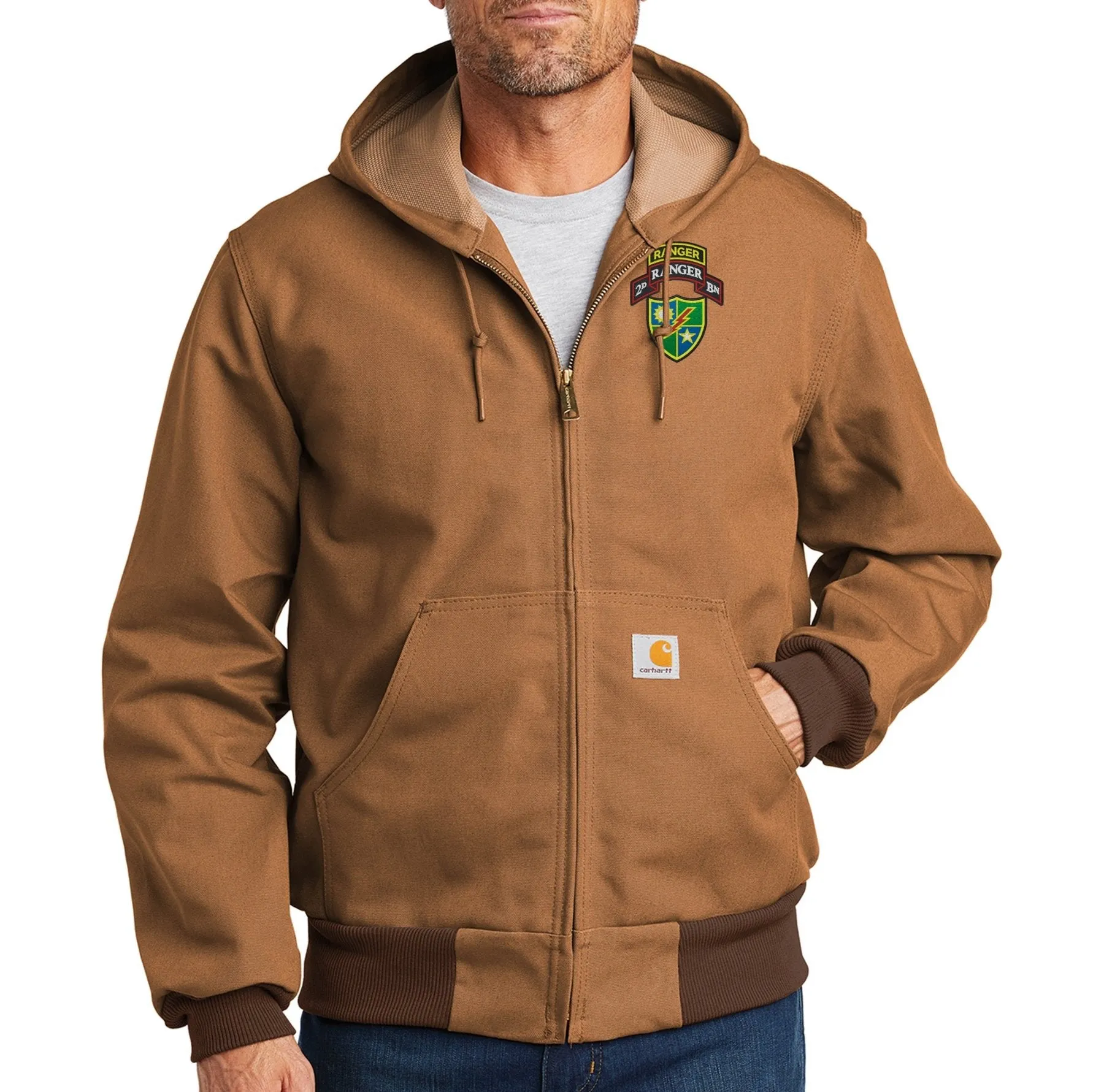 2D Batt Ranger Carhartt ® Thermal-Lined Duck Active Jac