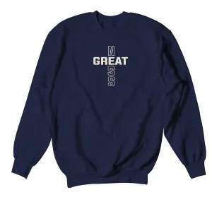 500 Slate Sweater - Greatness Cross - Navy