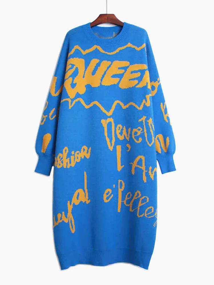 80s Queen- the 80s Style Sweater Dress 3 Color Ways