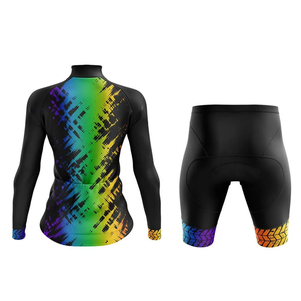 Abstract Rainbow (V12) Club Cycling Kit