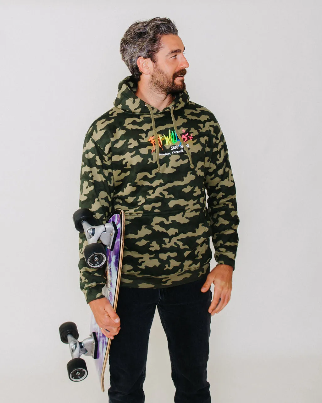 Adult Hoodie Camouflage Print