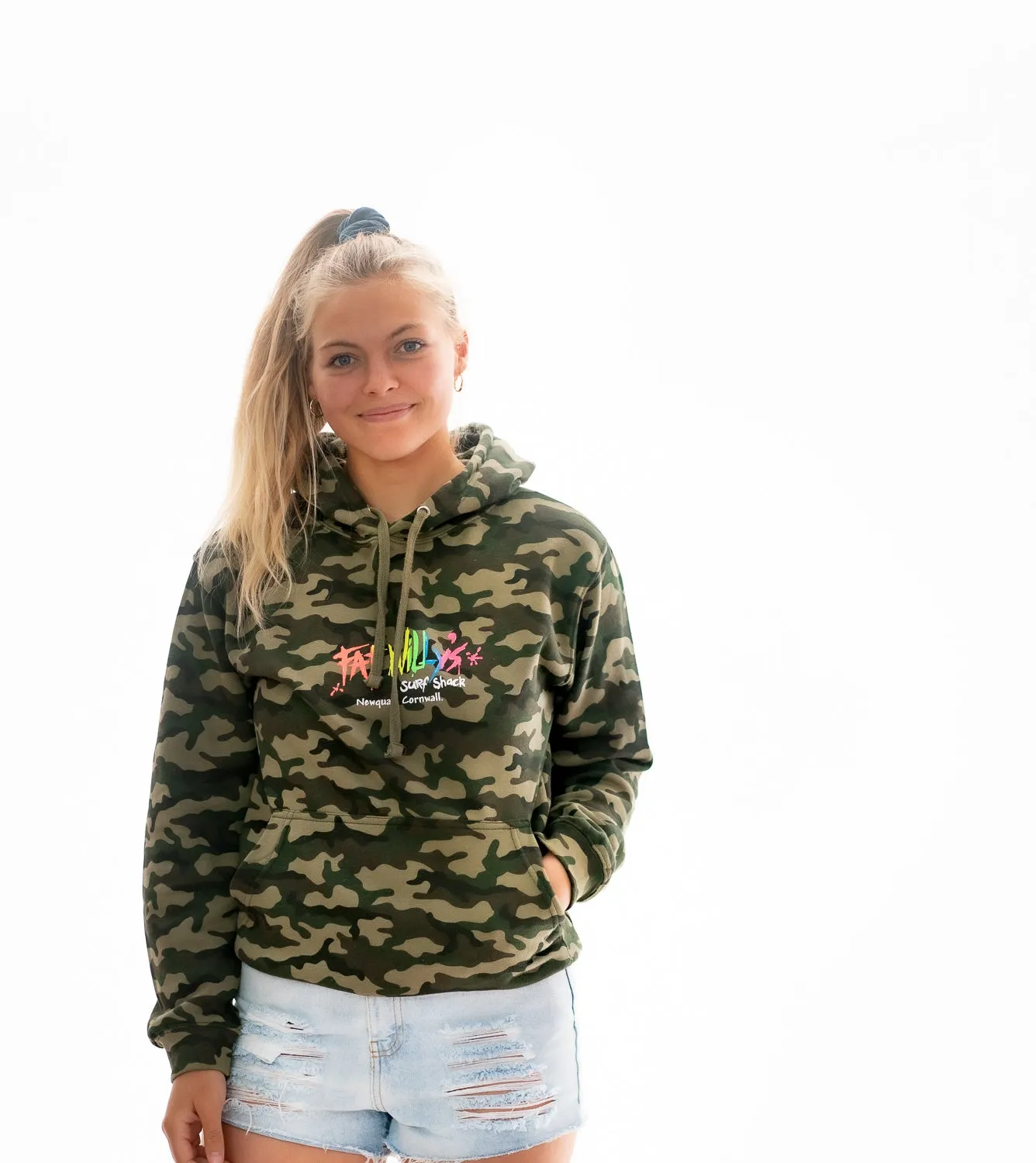 Adult Hoodie Camouflage Print