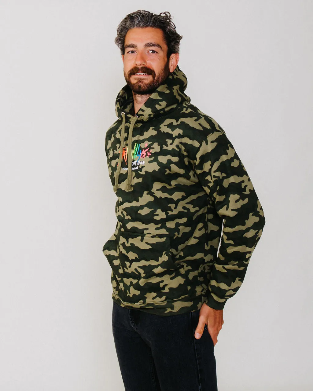 Adult Hoodie Camouflage Print