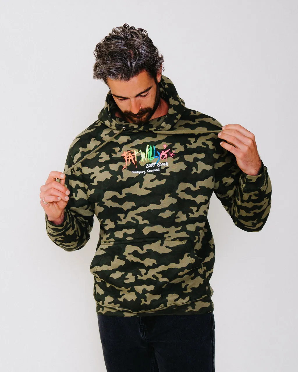 Adult Hoodie Camouflage Print