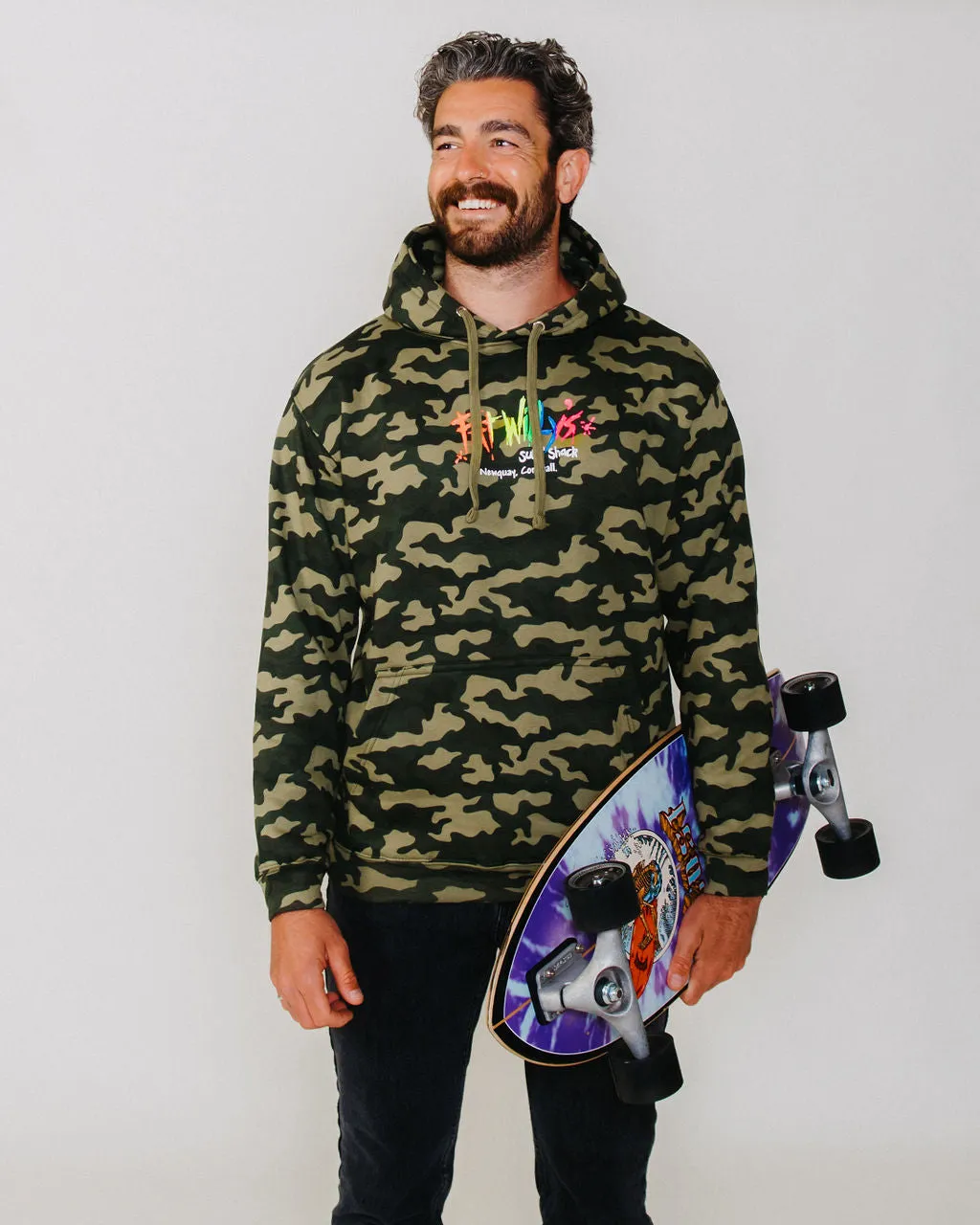 Adult Hoodie Camouflage Print