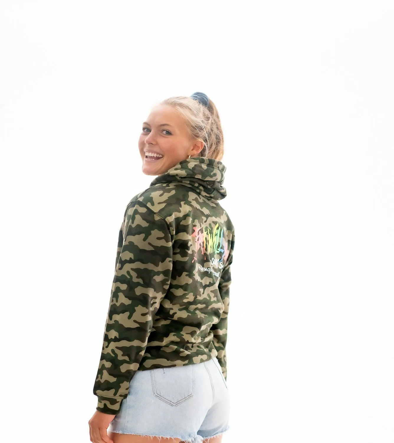 Adult Hoodie Camouflage Print