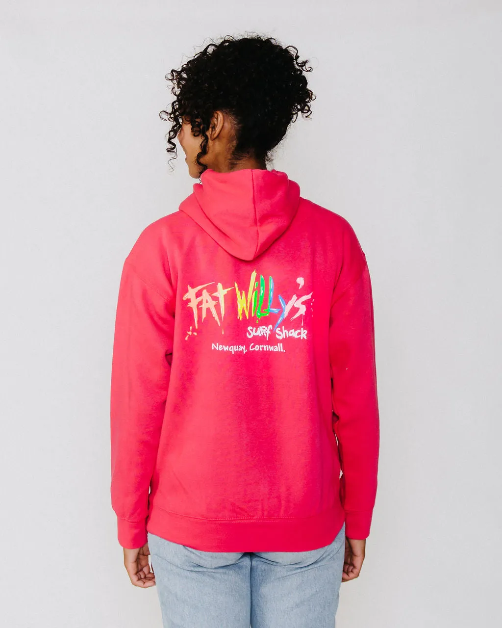 Adult Hoodie Fuchsia Pink