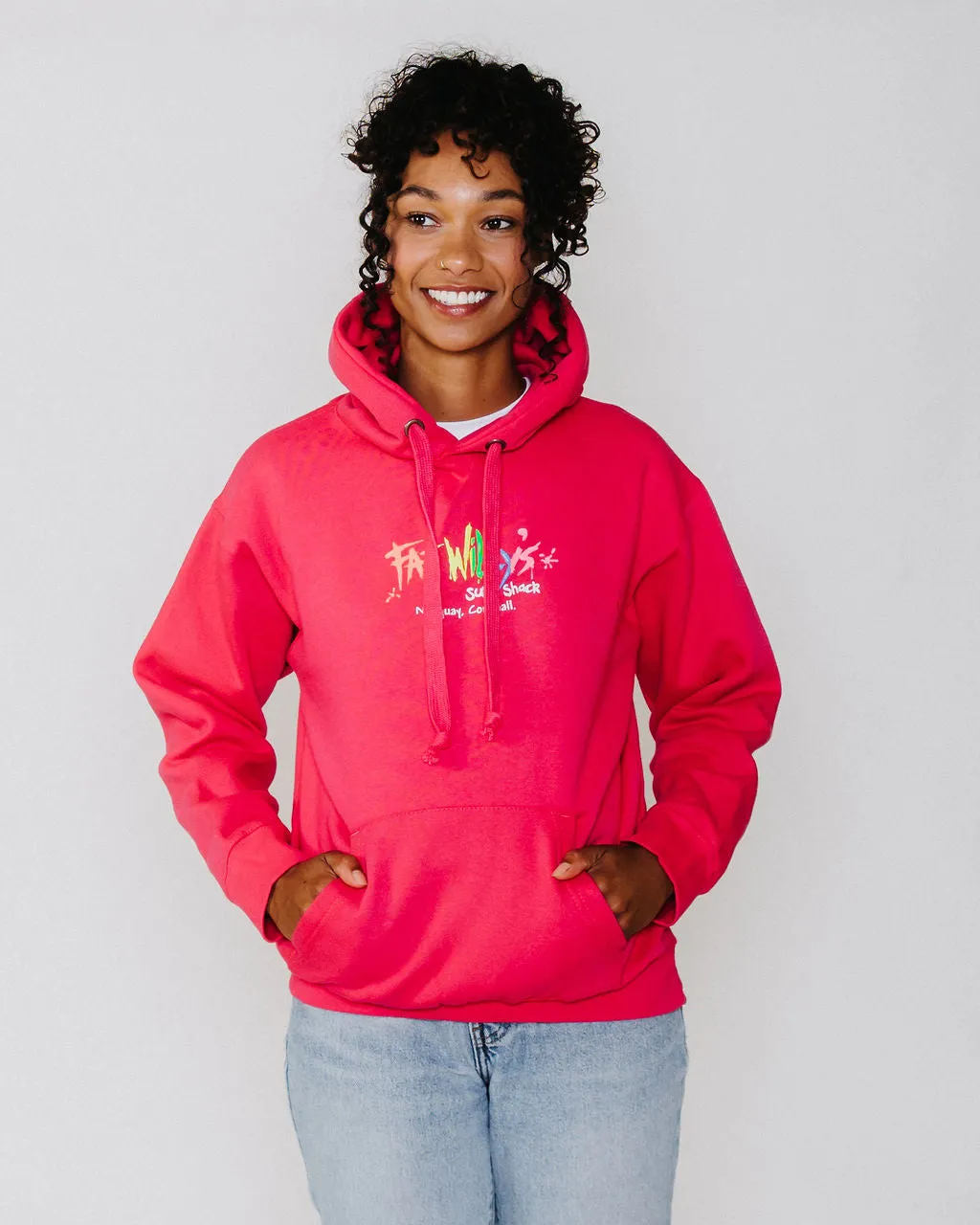 Adult Hoodie Fuchsia Pink