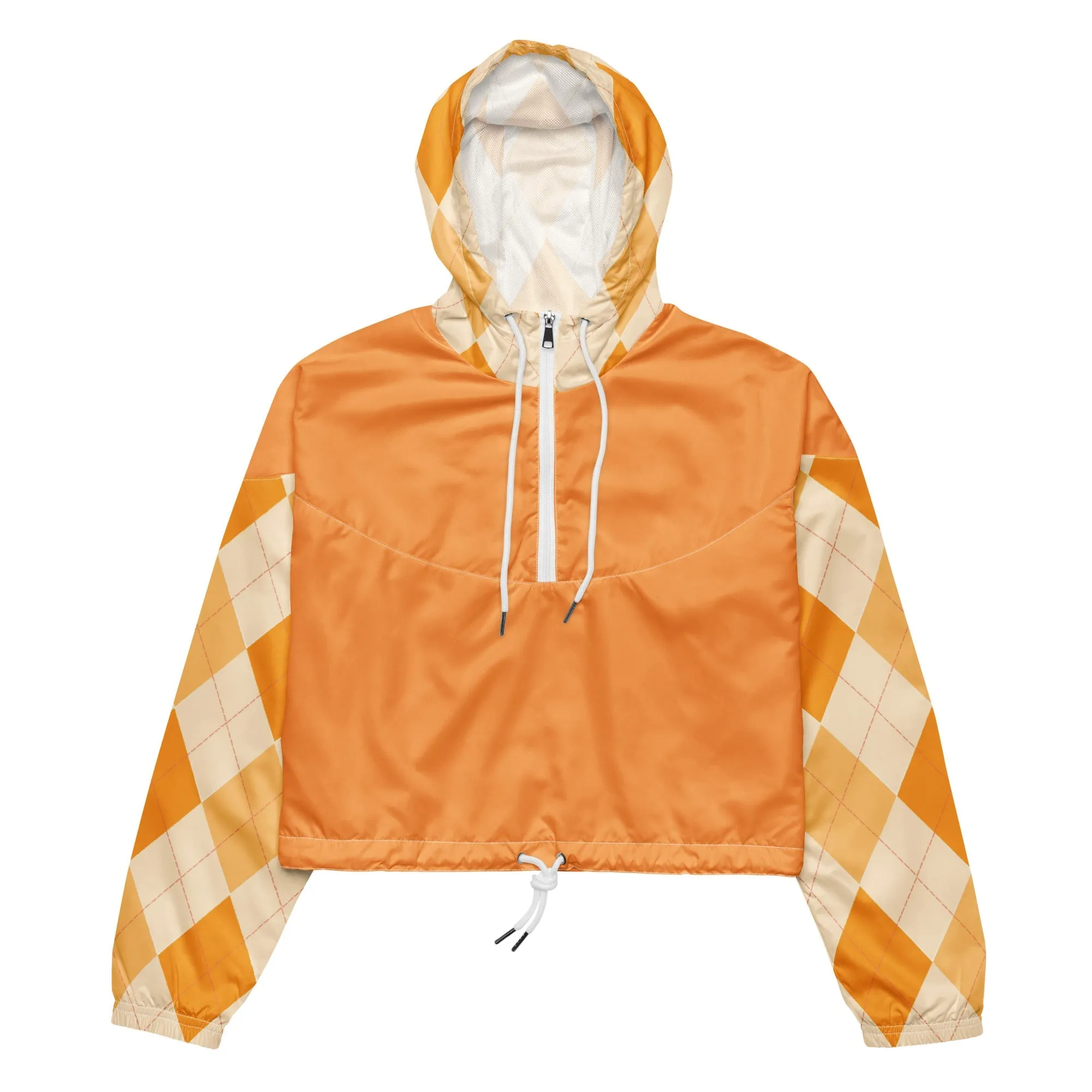 Argyle - Cropped Windbreaker