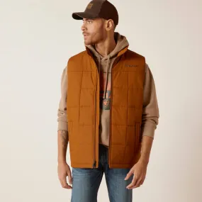 ARIAT MEN'S CRIUS INSULATED VEST CHESTNUT