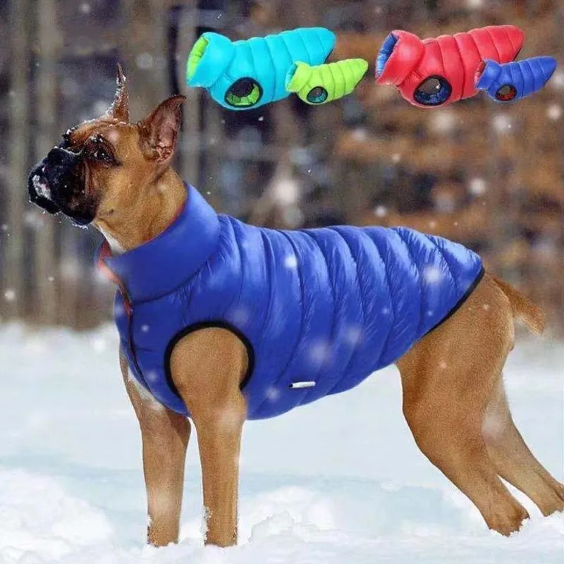 Ashore Shop Dog Pet Reversible Hoodie Winter Warm Jacket