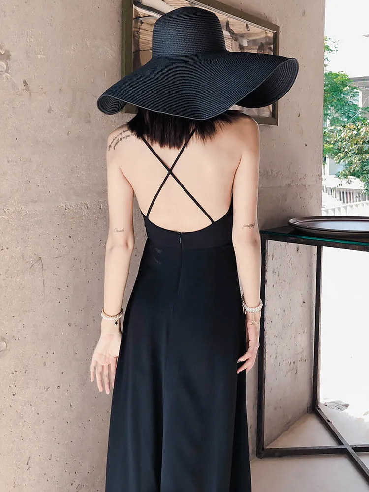 Audrey maxi slip dress