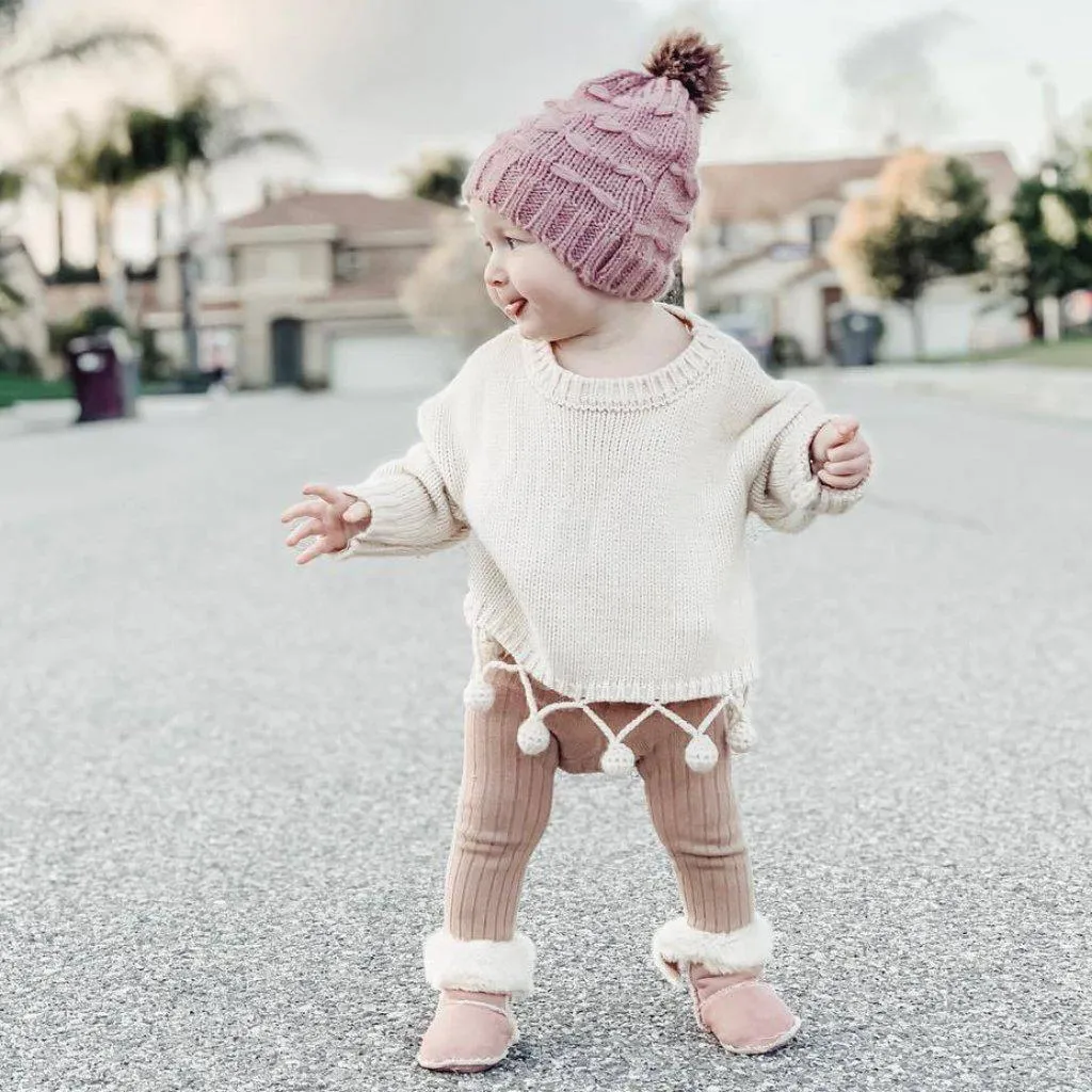 Baby Lovely ball Sassy White Sweater