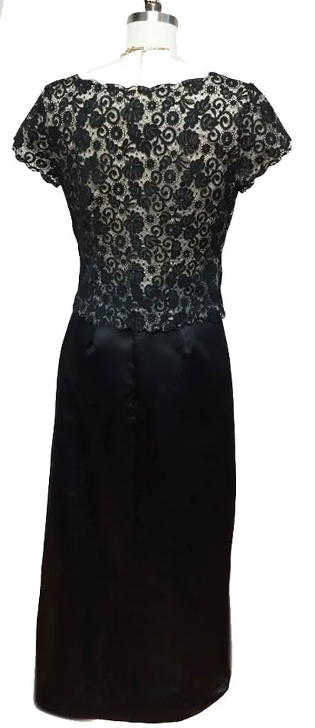 *BEAUTIFUL MCCLINTOCK COLLECTIONS BLACK LONG EVENING SKIRT - JUST IN TIME FOR THE HOLIDAY PARTIES