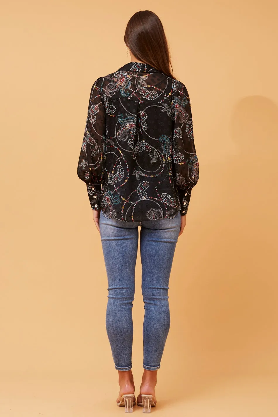 BELLE BOTANICAL PRINT SHIRT