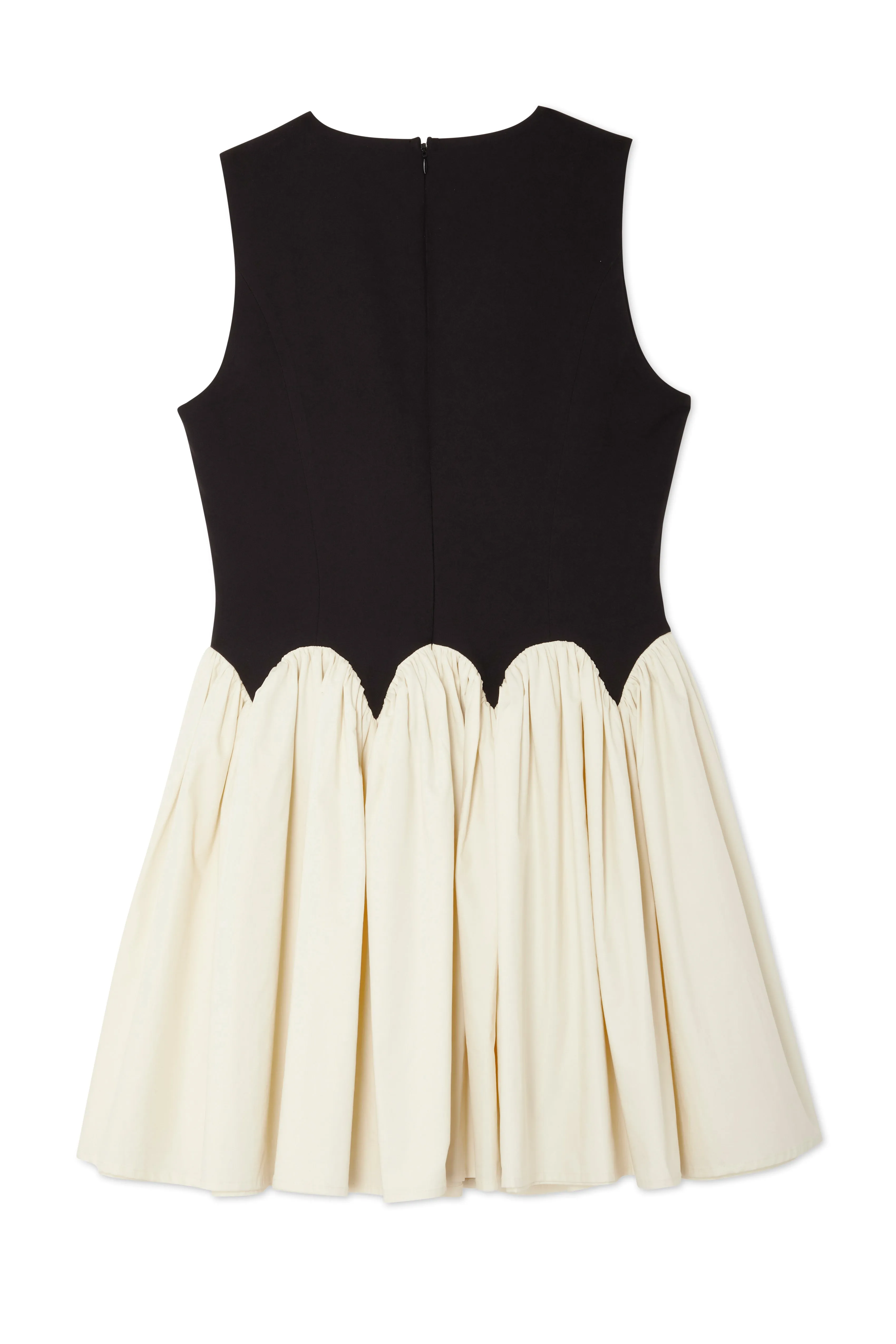 Black and Cream Mini Monika Dress Petite