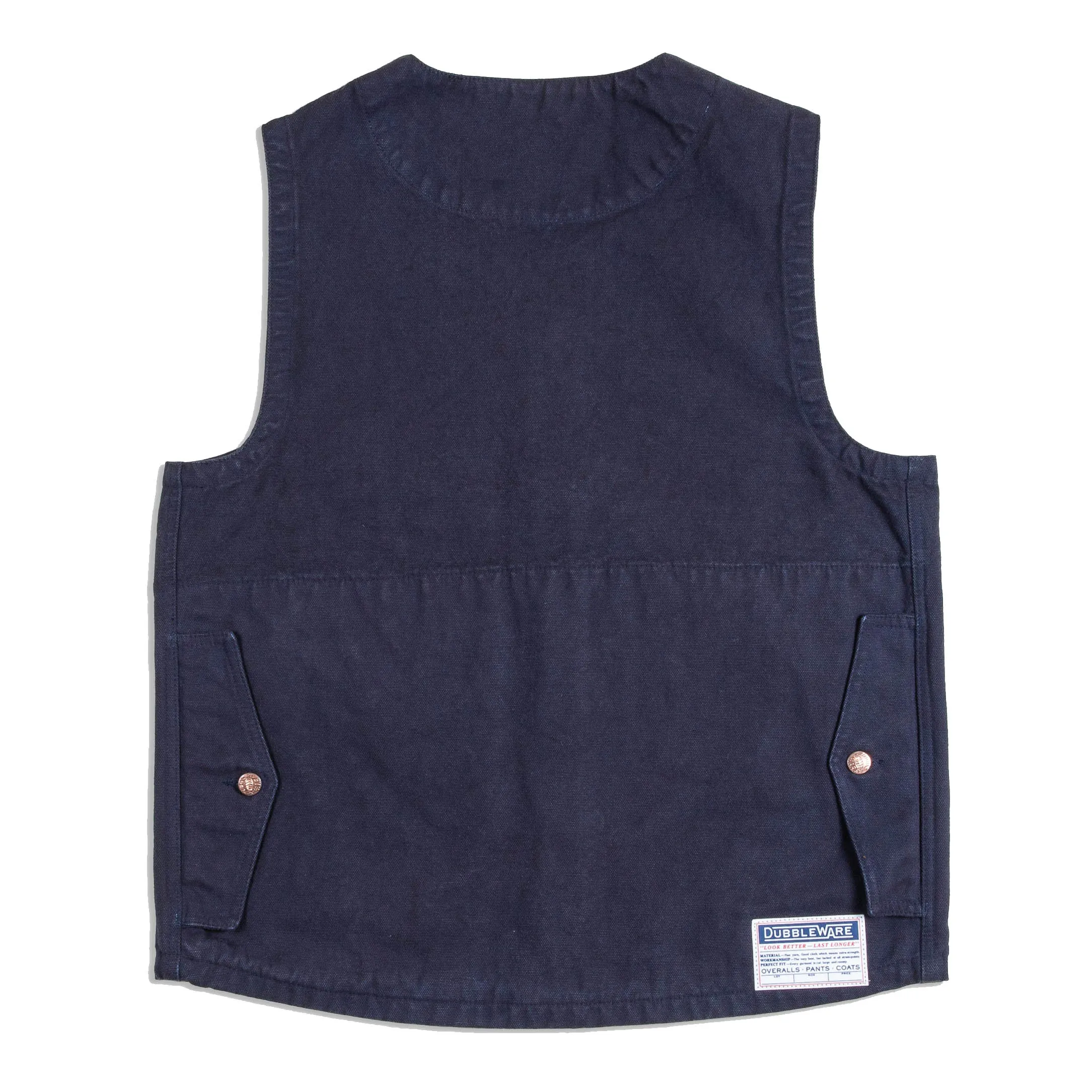 Blandford Canvas Field Vest - Navy