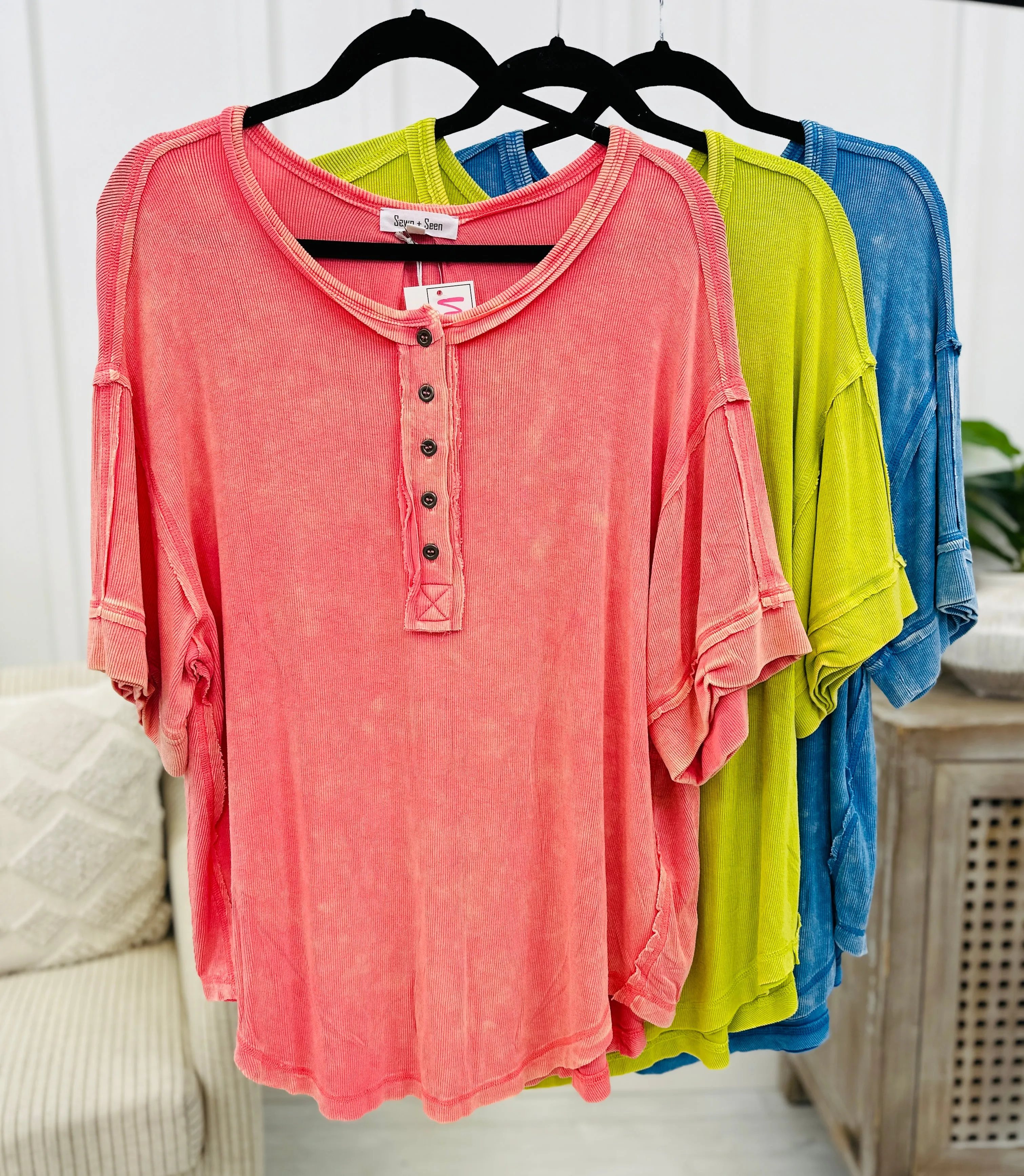 Bold Touch Top- Multiple Colors!