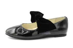 Boutaccelli  Black Patent Slip On With Bow Kyte