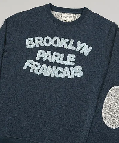 Brooklyn Parle Francais Sweater Navy