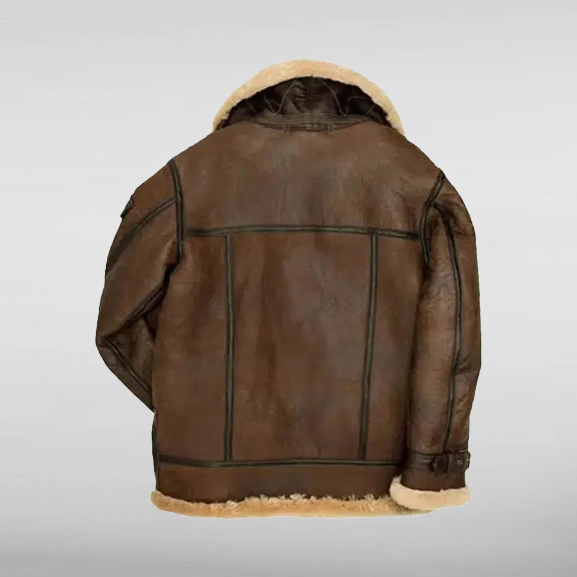 Brown B3 Aviator Leather Jacket