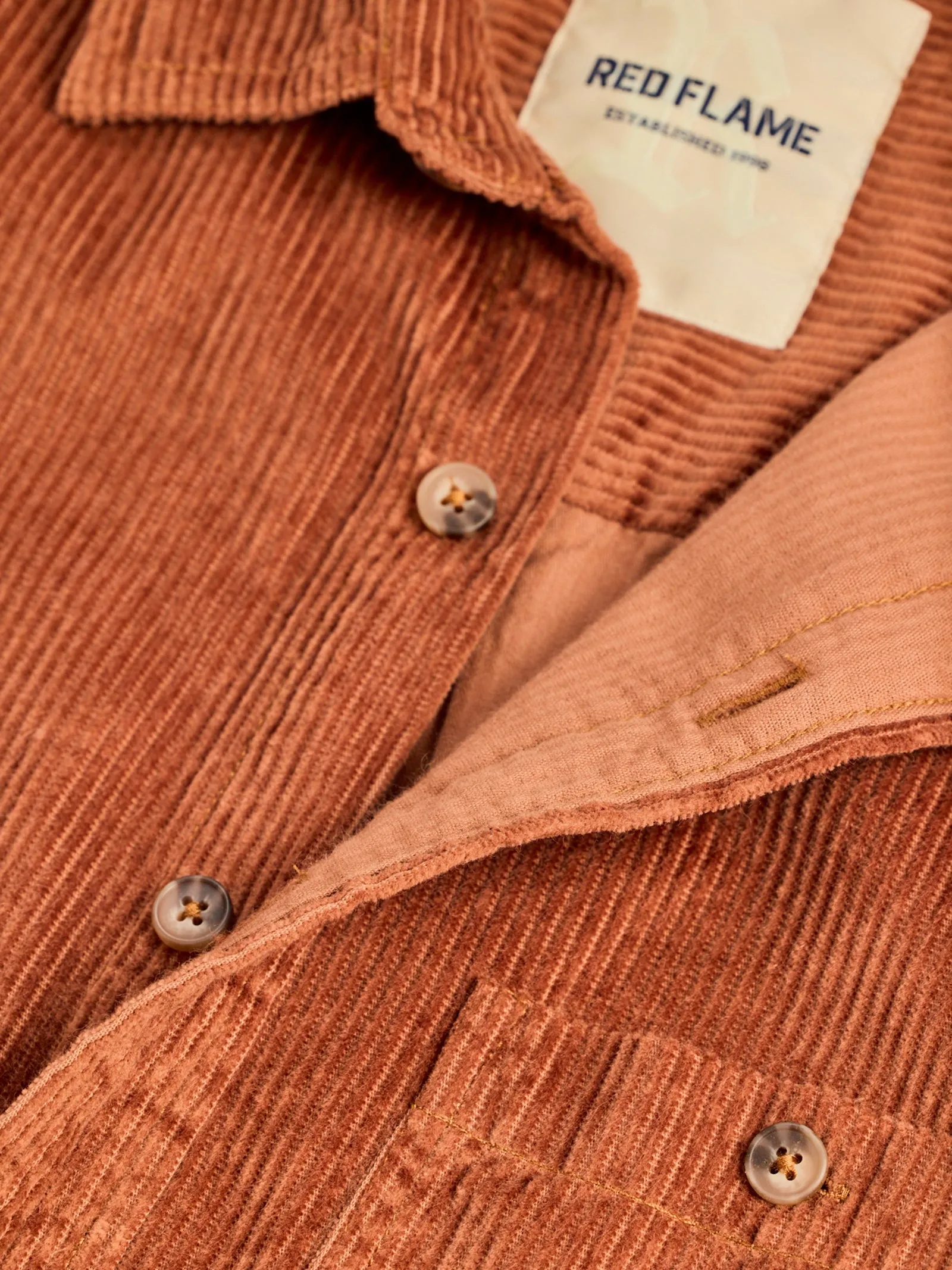 Brown Corduroy Over Shirt