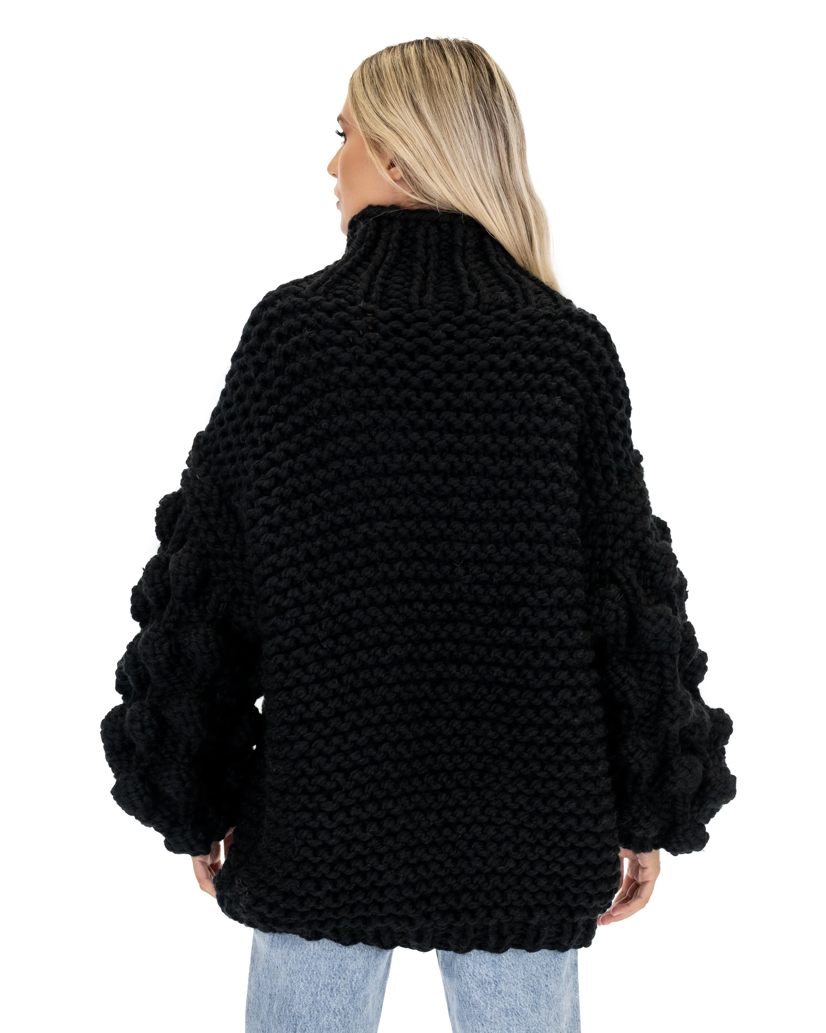 Bubble Sleeve Sweater