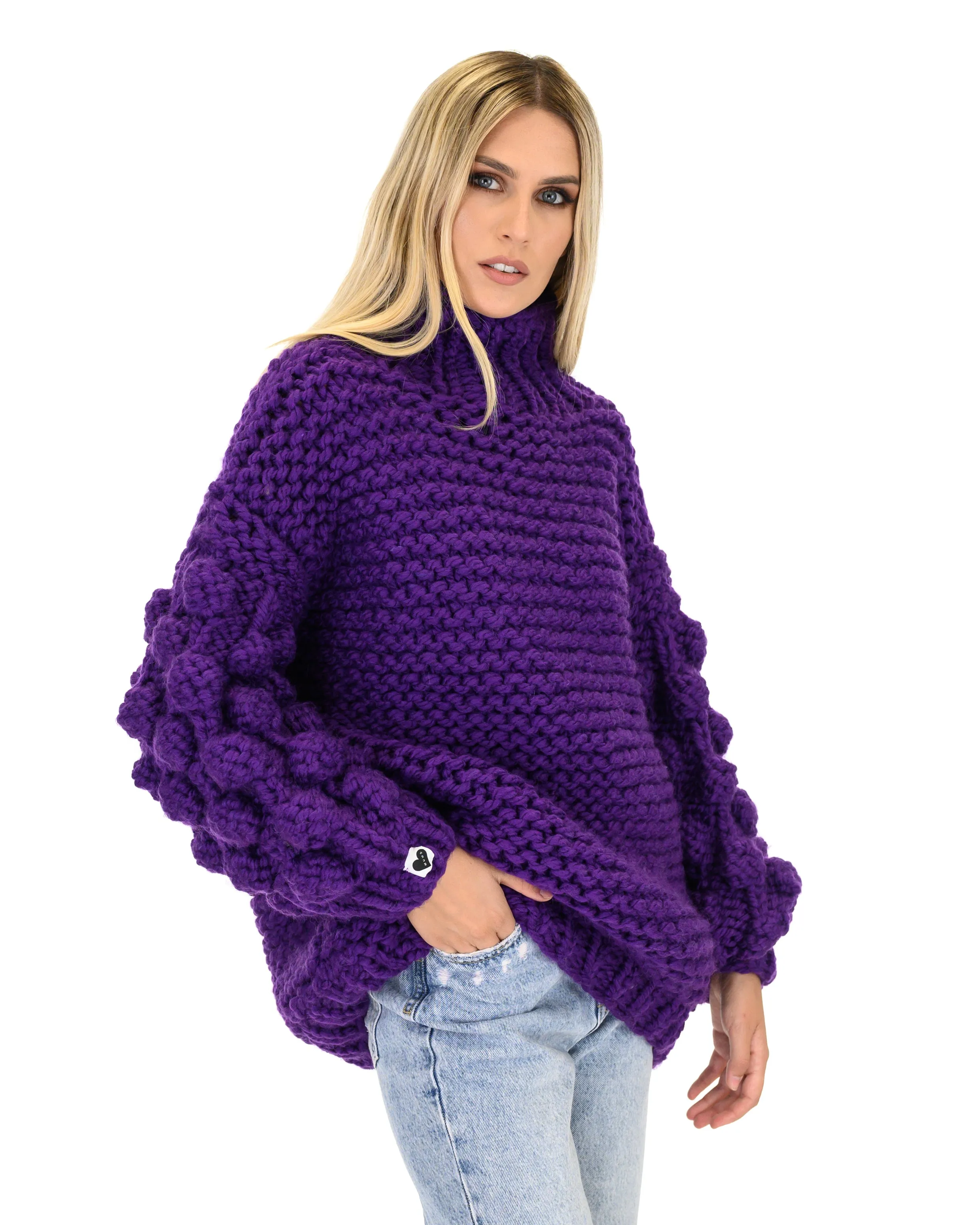 Bubble Sleeve Sweater