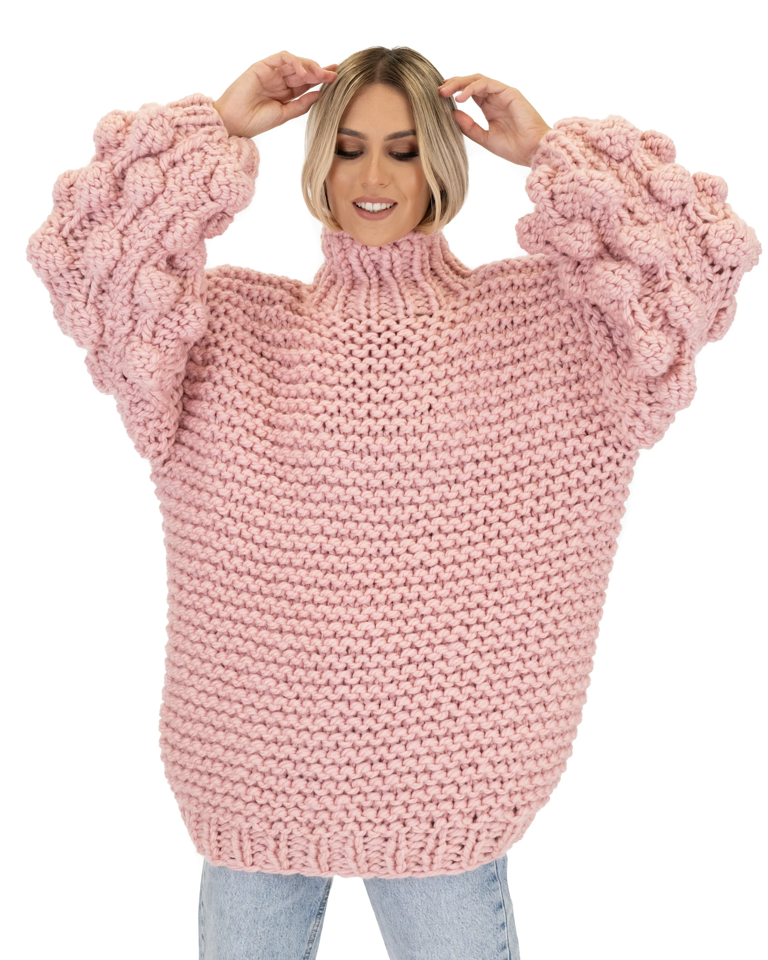 Bubble Sleeve Sweater