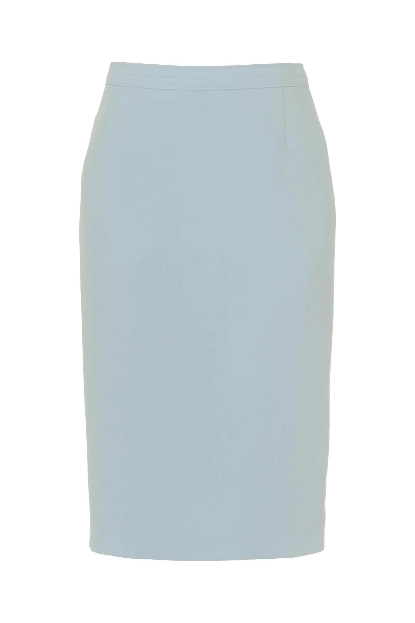 Busy Clothing Womens Light Blue Pencil Skirt