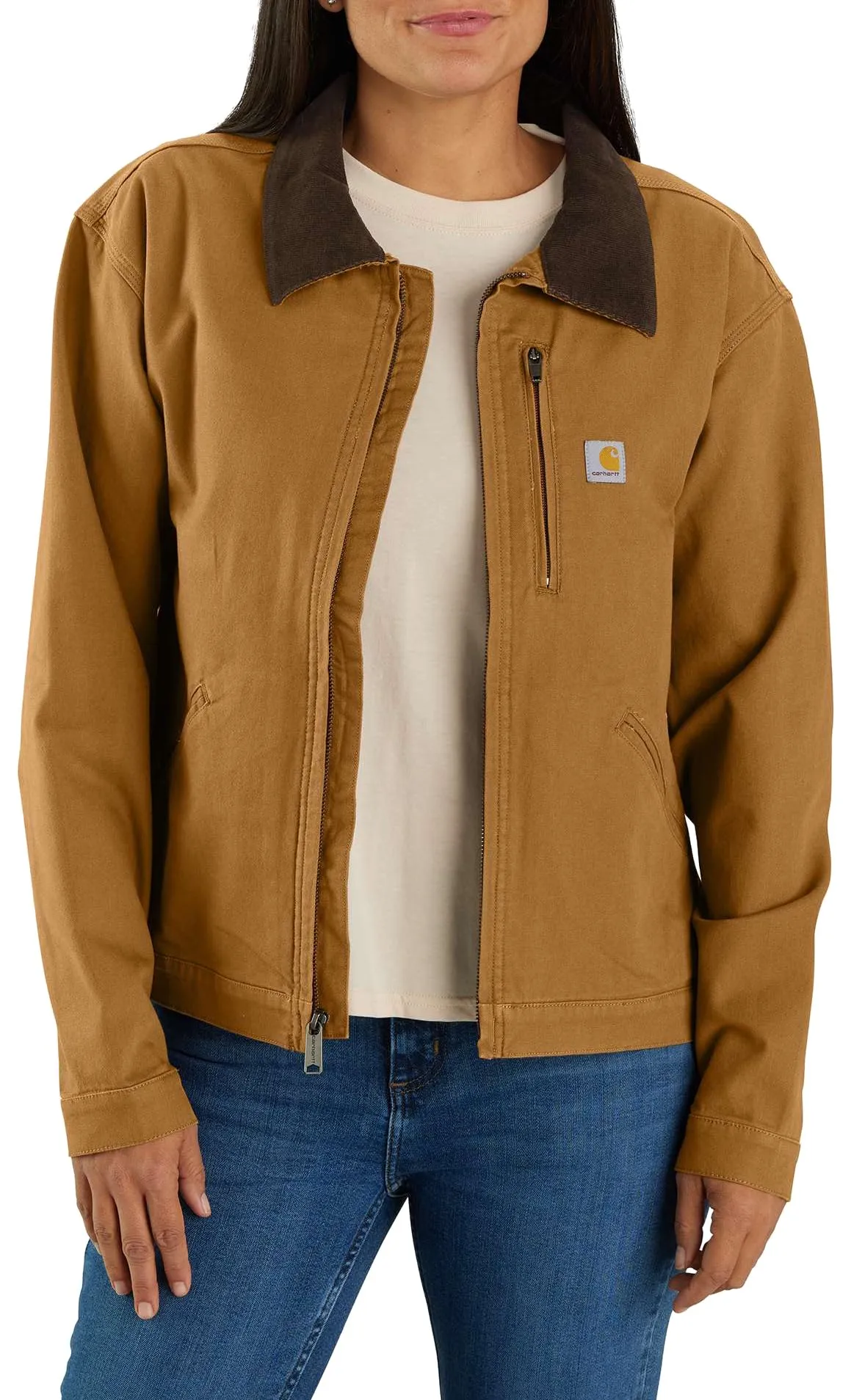 Carhartt 106208 Women's Rugged Flex Loose Fit Canvas Detroit Jacket