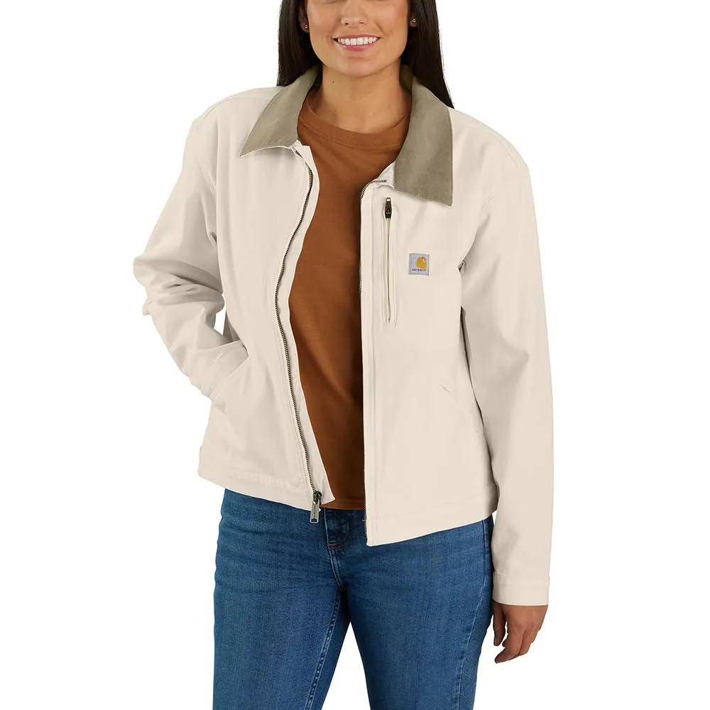 Carhartt 106208 Women's Rugged Flex Loose Fit Canvas Detroit Jacket