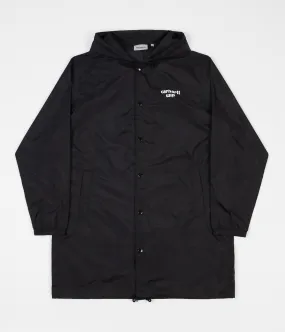 Carhartt Astra Hooded Coach Jacket - Black White