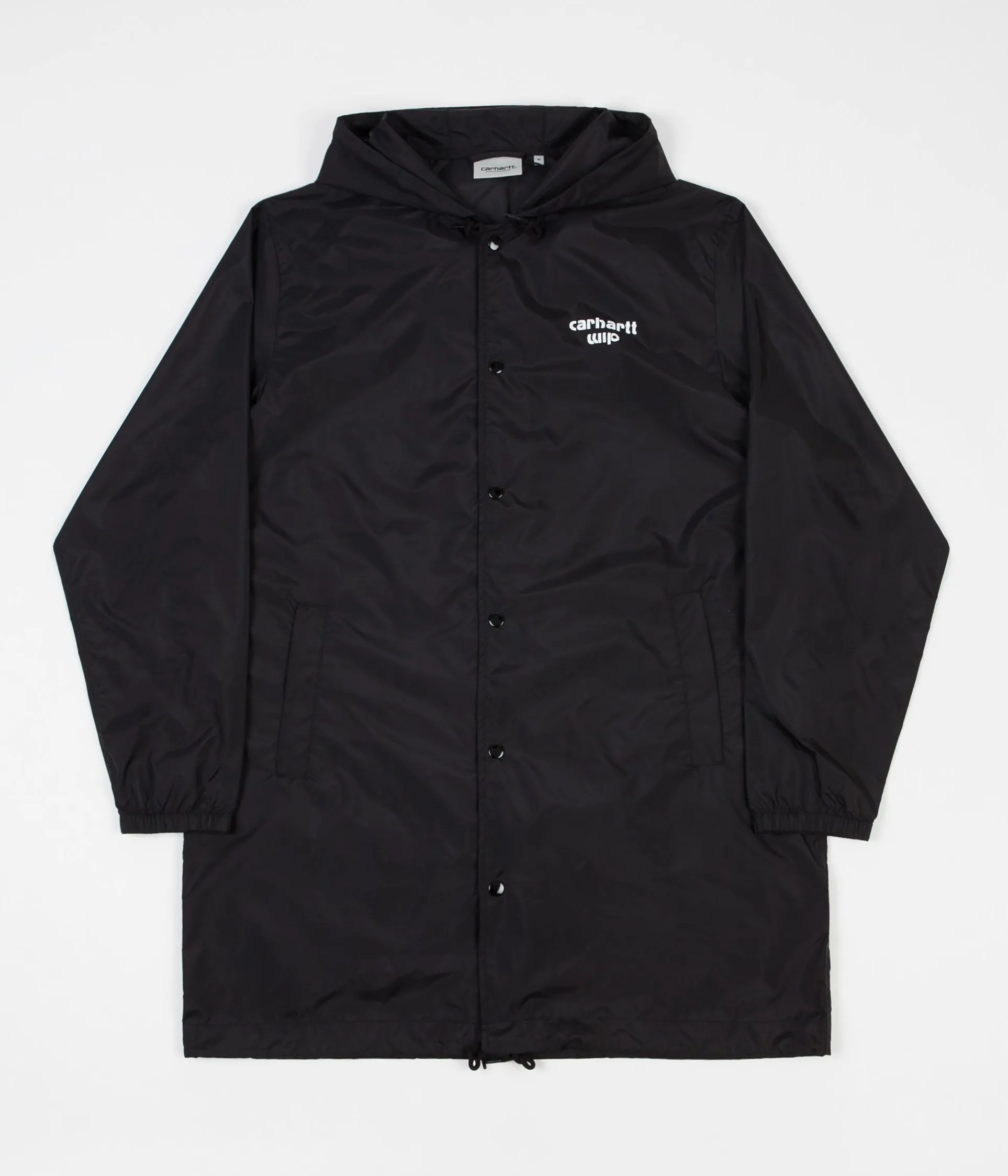 Carhartt Astra Hooded Coach Jacket - Black White