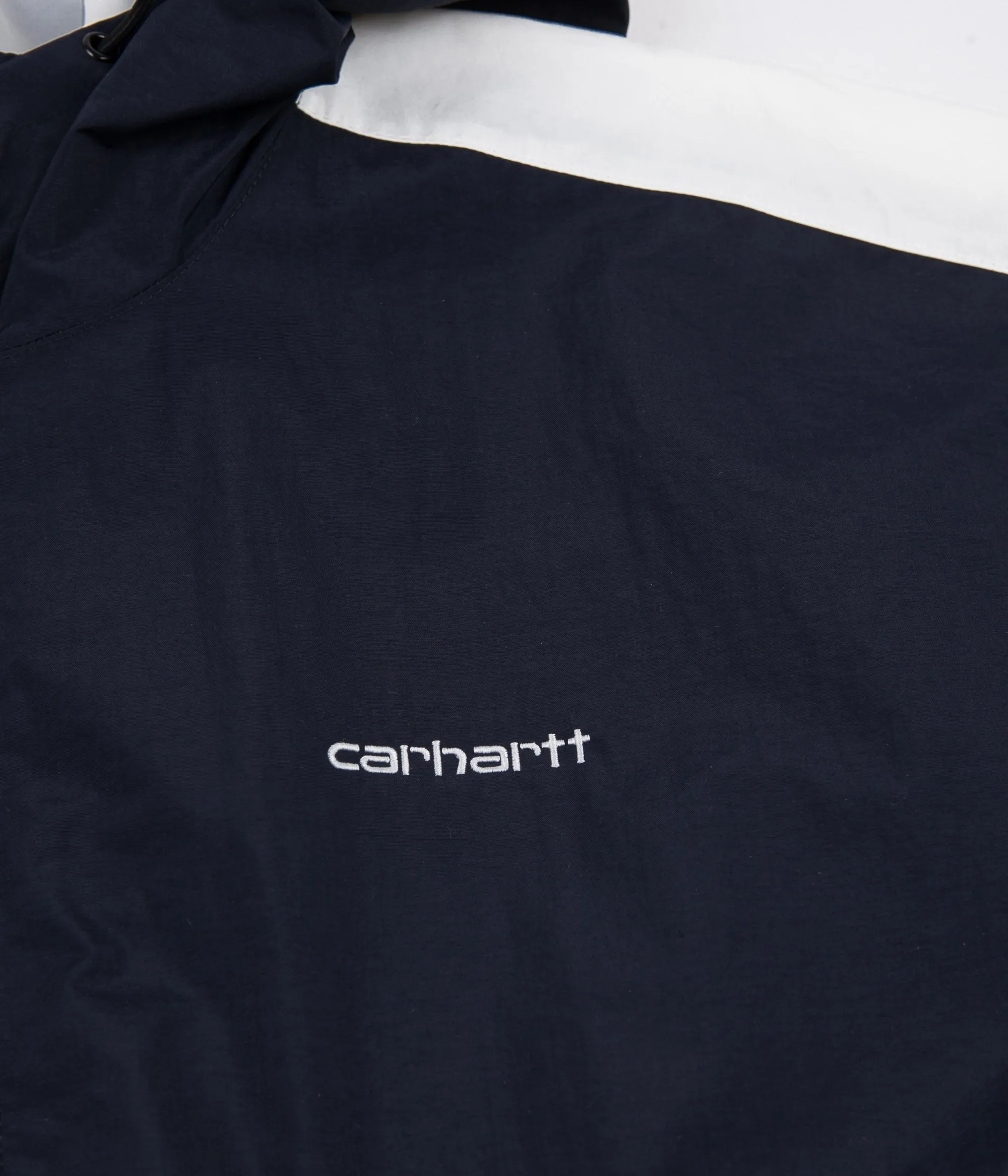 Carhartt Barnes Pullover Jacket - Dark Navy / Dark Fir / Wax