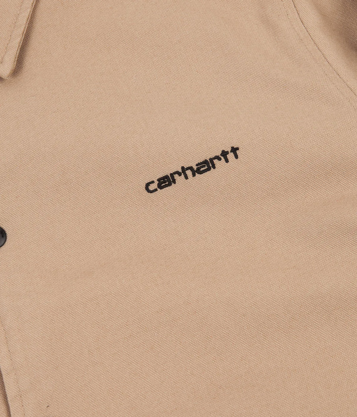 Carhartt Canvas Coach Jacket - Dusty Hamilton Brown / Black