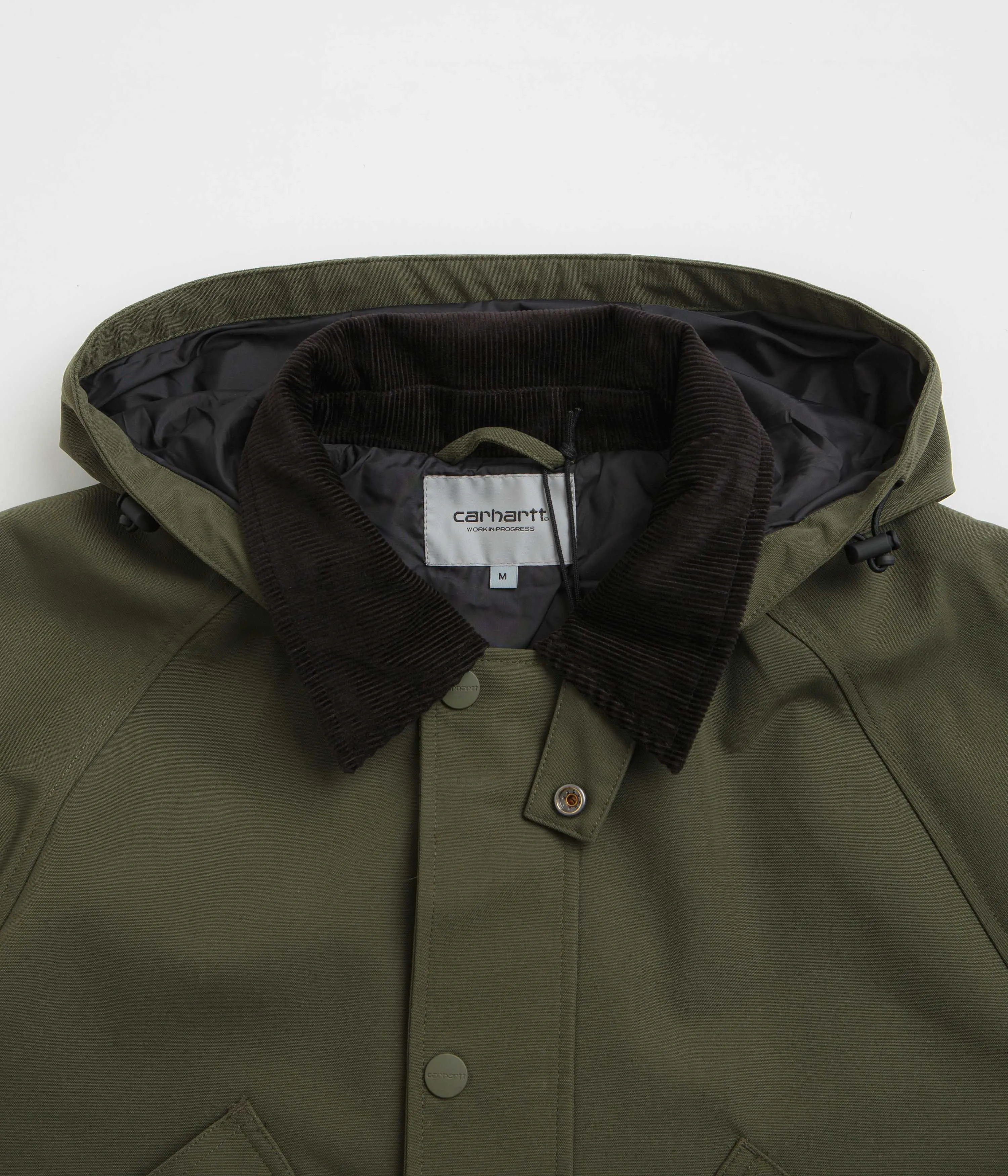 Carhartt Clarton Jacket - Office Green / Black