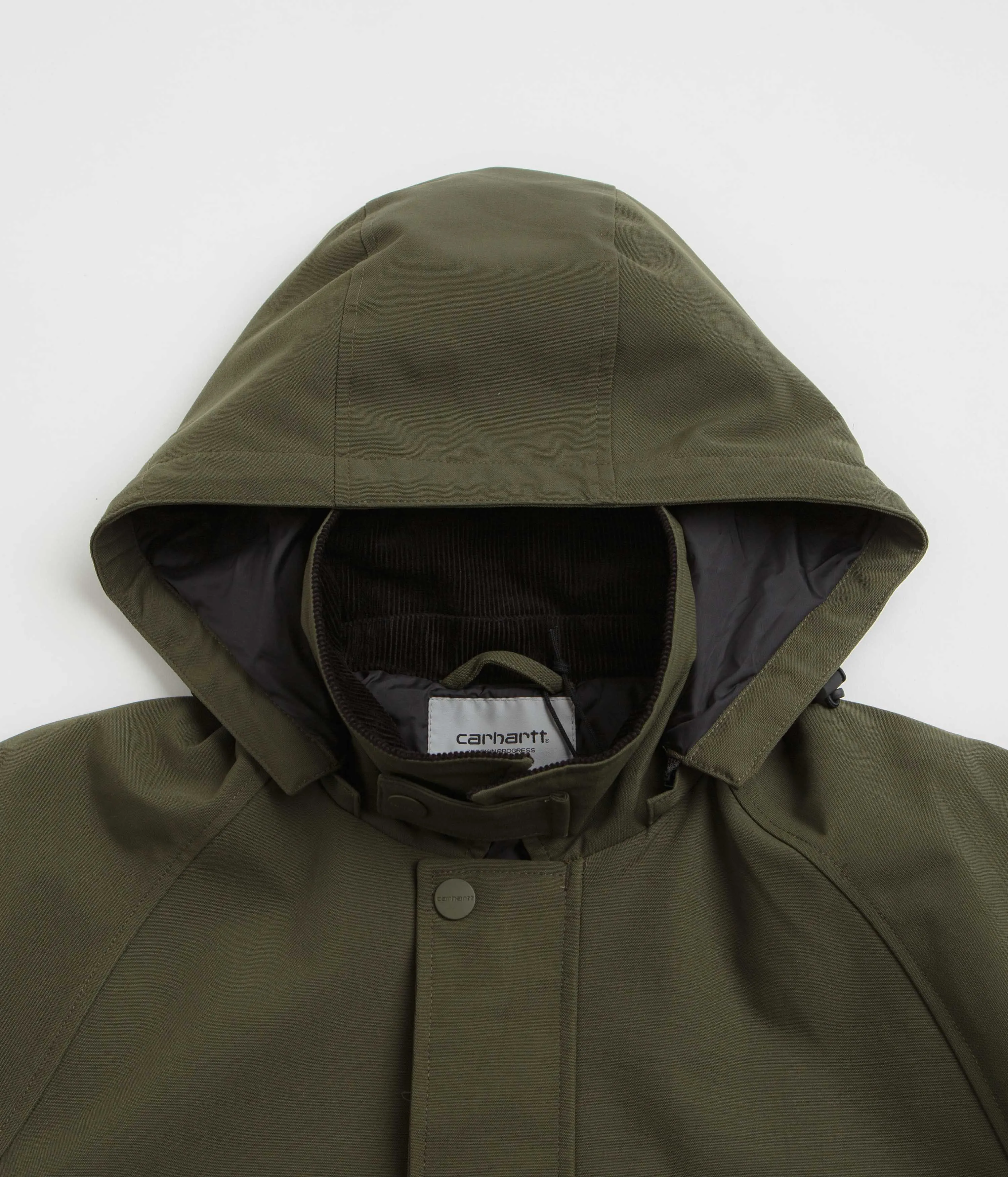 Carhartt Clarton Jacket - Office Green / Black