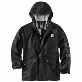 'Carhartt' Men's Midweight Waterproof Rainstorm Jacket - Black