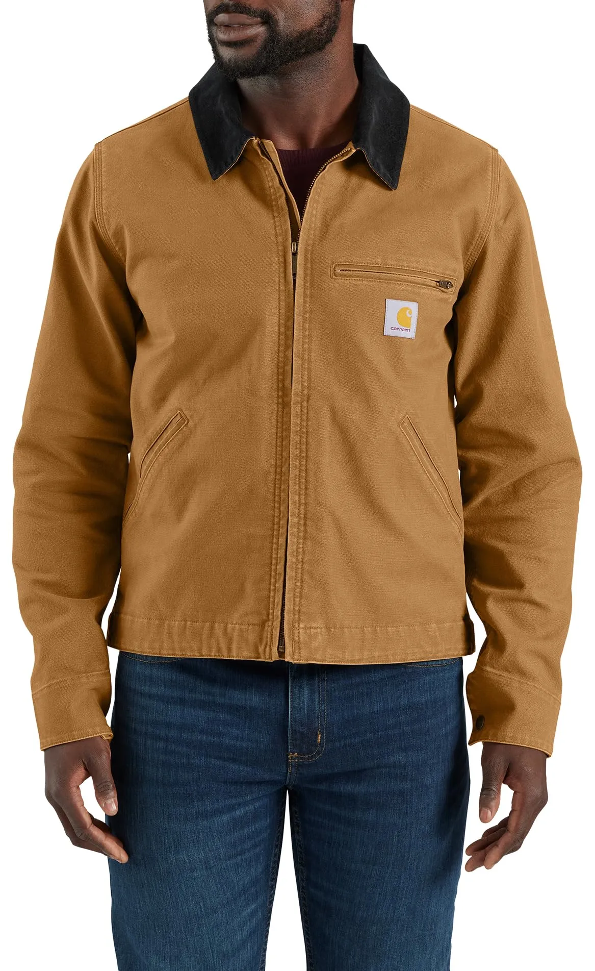 Carhartt Men's Rugged Flex Relaxed Fit Duck Detroit Jacket