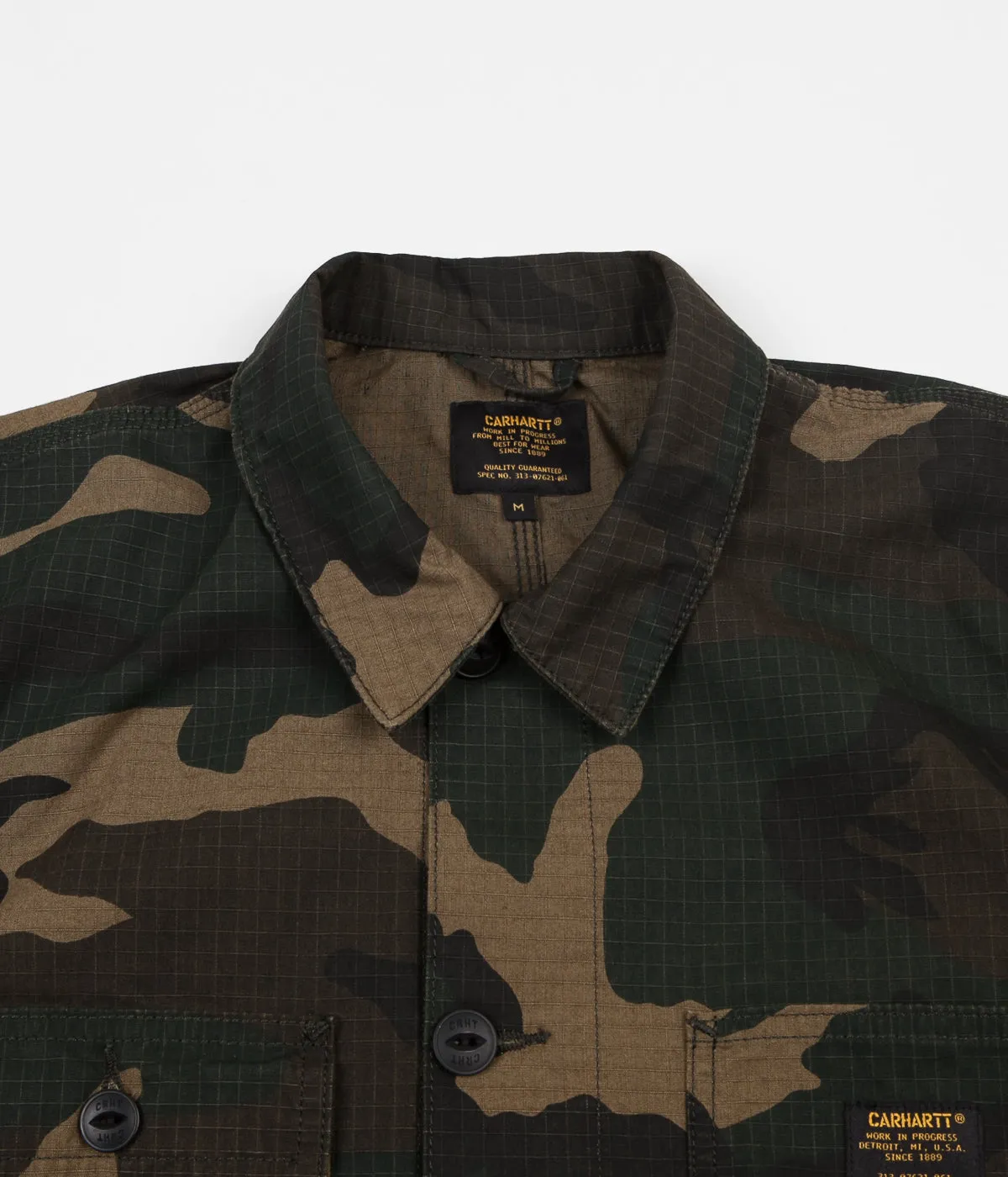 Carhartt Michigan Shirt Jacket - Camo Laurel