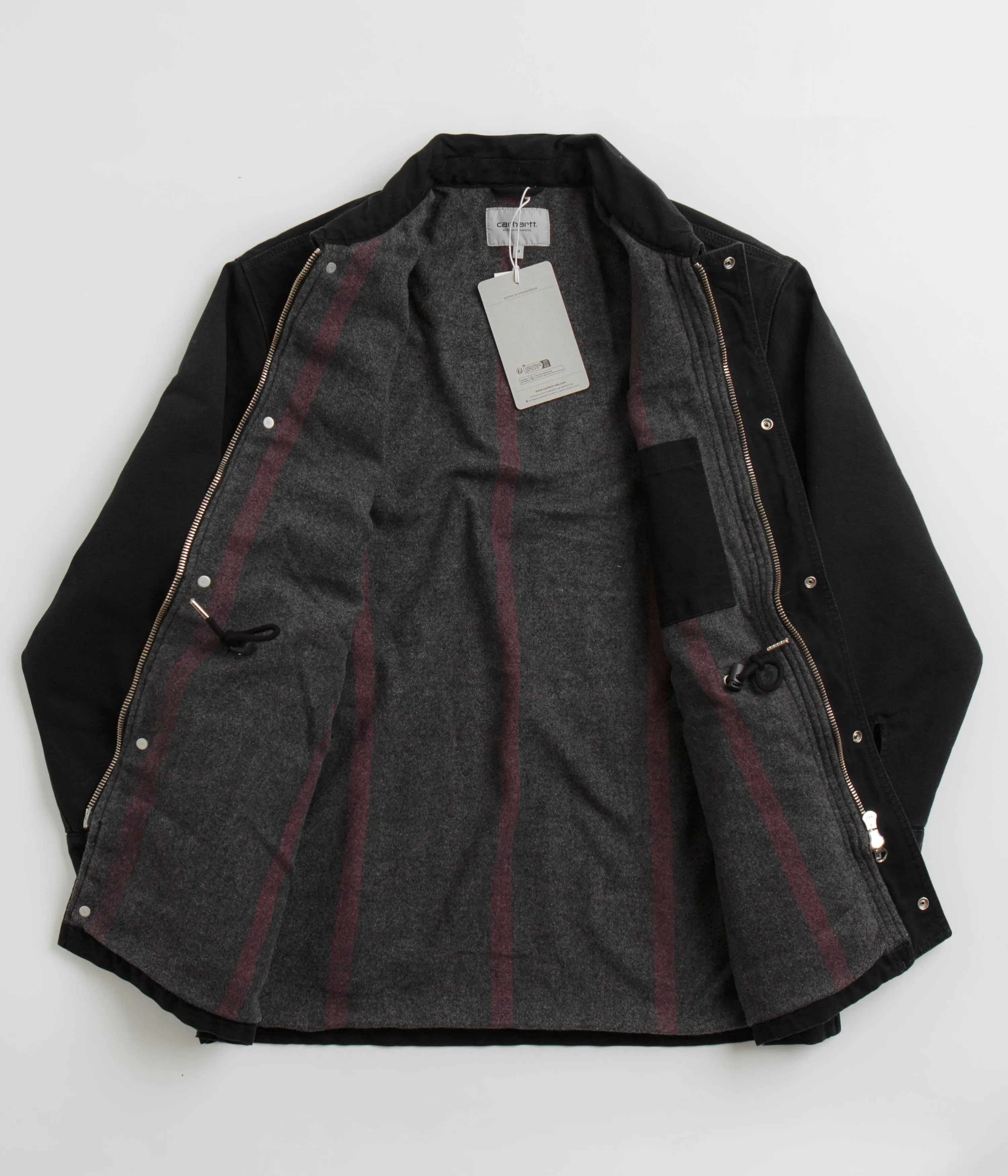 Carhartt OG Santa Fe Coat - Black / Black Stone