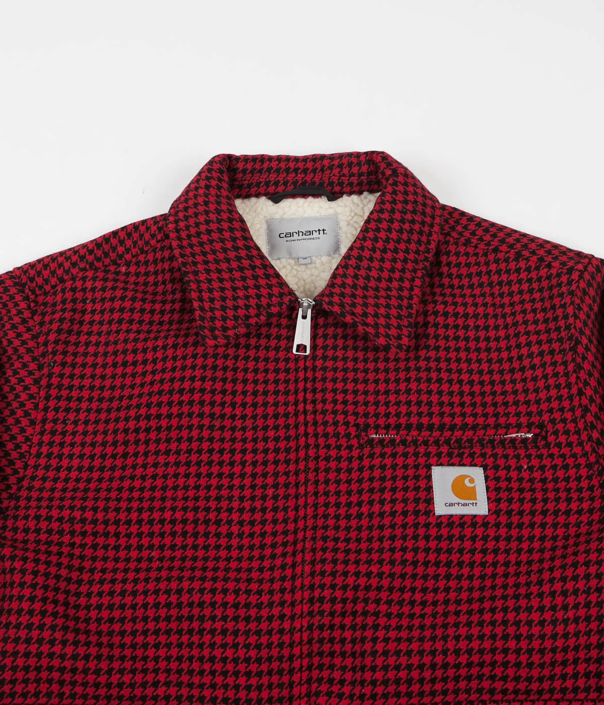 Carhartt Ryder Check Jacket - Cardinal