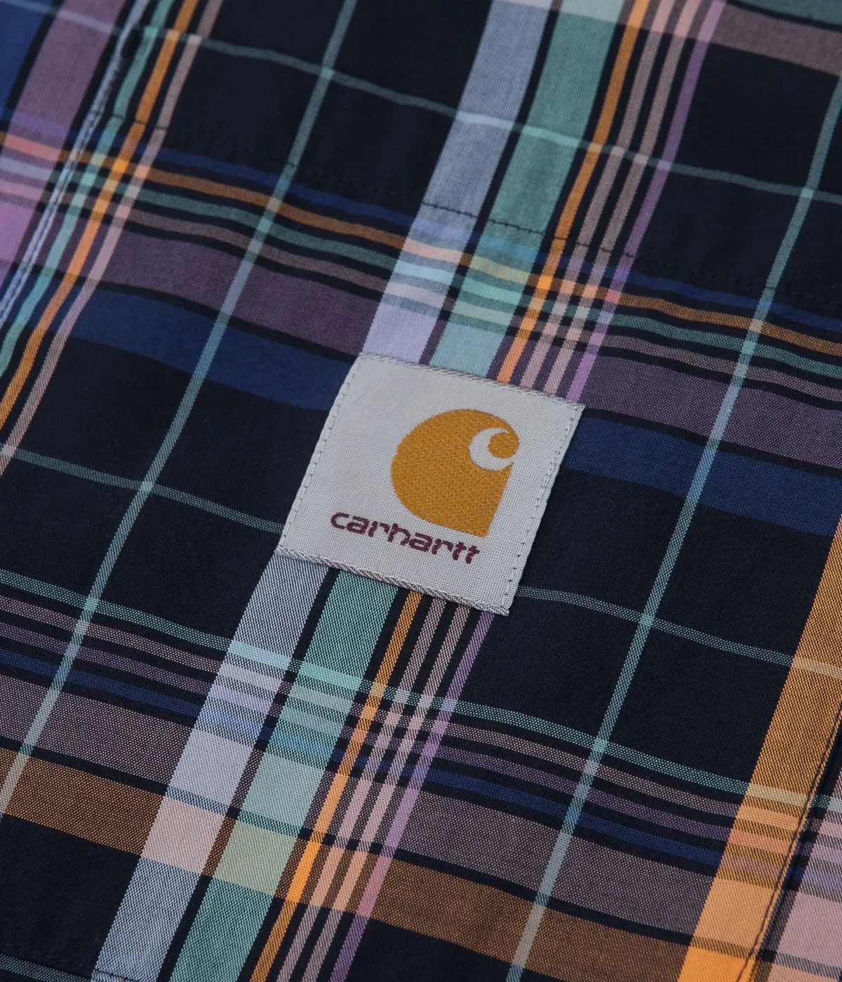 Carhartt Vilay Short Sleeve Shirt - Vilay Check / Dark Navy