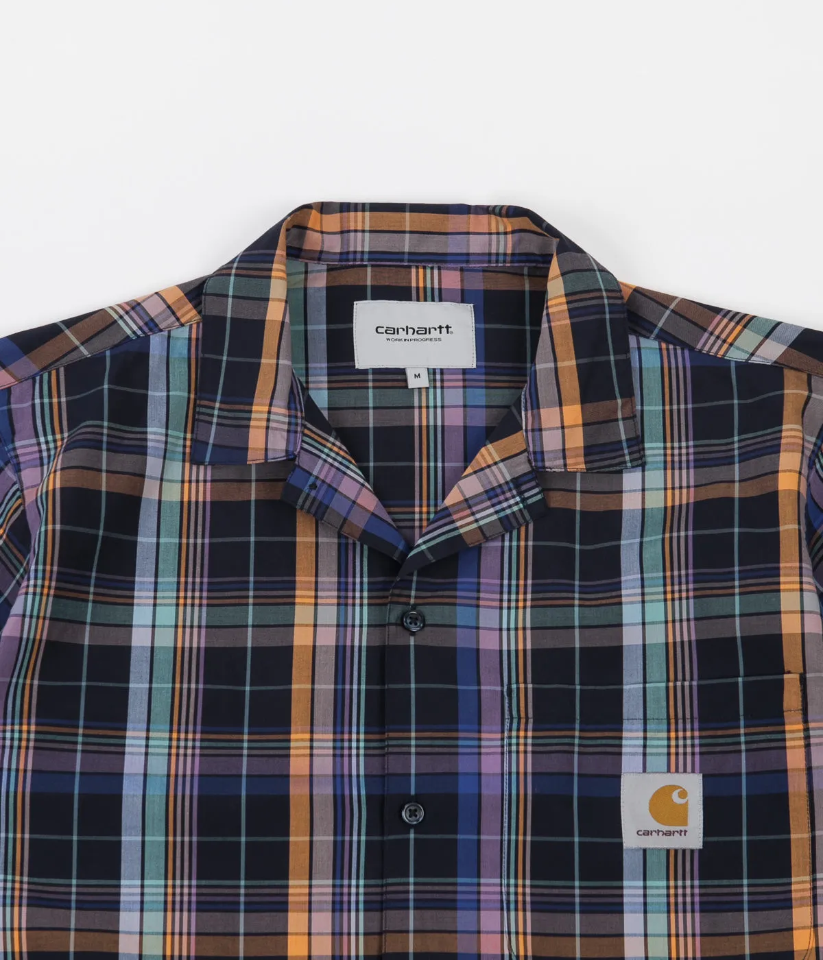 Carhartt Vilay Short Sleeve Shirt - Vilay Check / Dark Navy