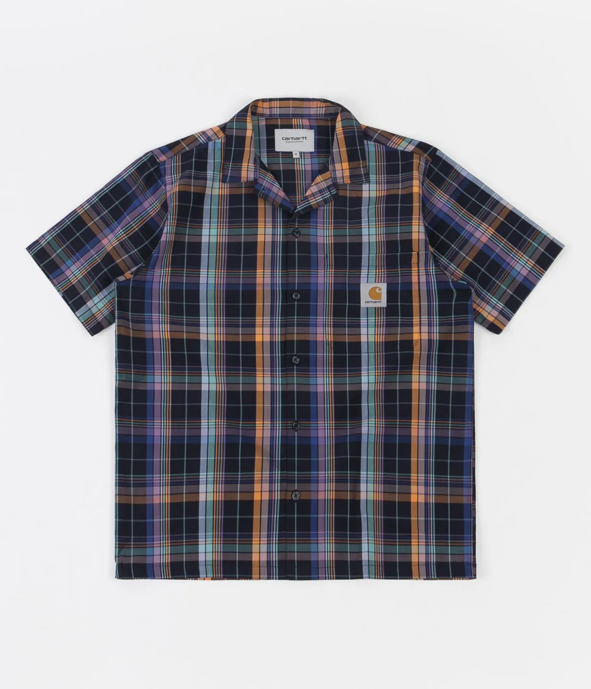 Carhartt Vilay Short Sleeve Shirt - Vilay Check / Dark Navy