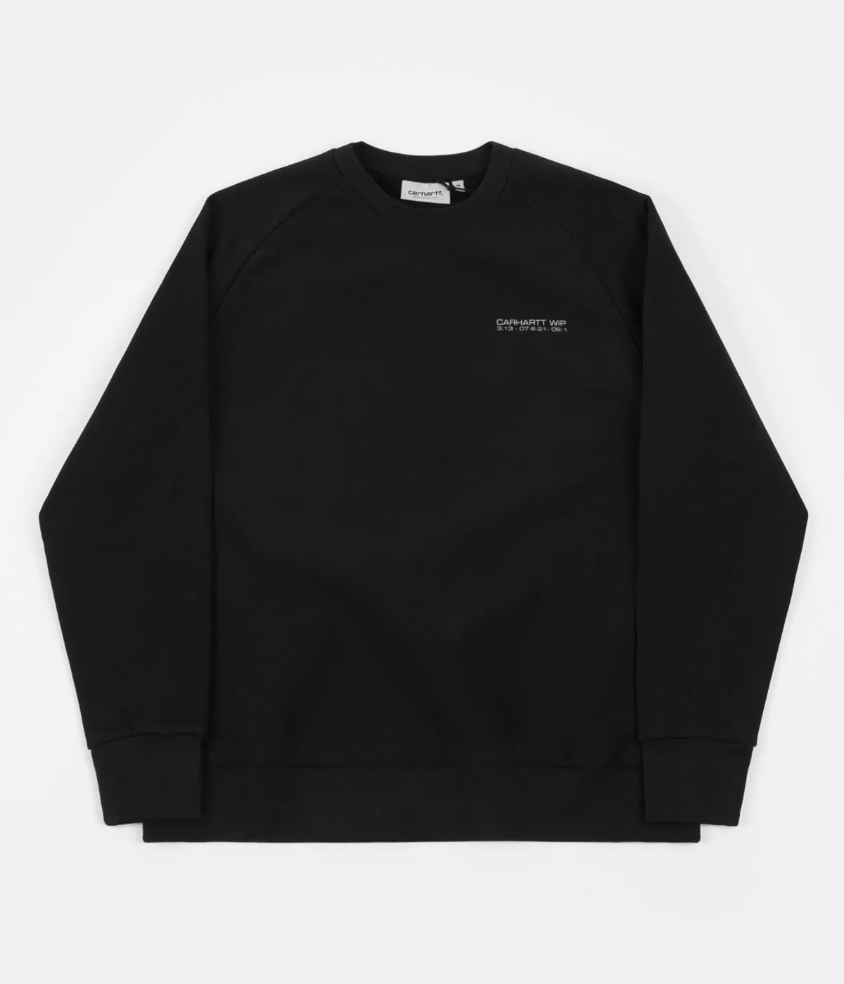 Carhartt Warp Sweatshirt - Black / Reflective Grey