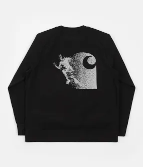 Carhartt Warp Sweatshirt - Black / Reflective Grey