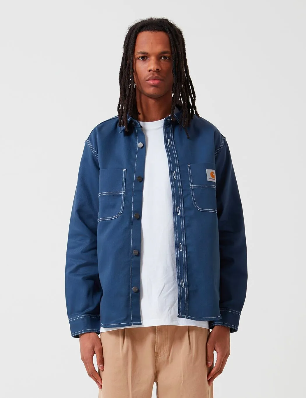 Carhartt-WIP Chalk Shirt Jacket (Regular Fit) - Blue Rigid